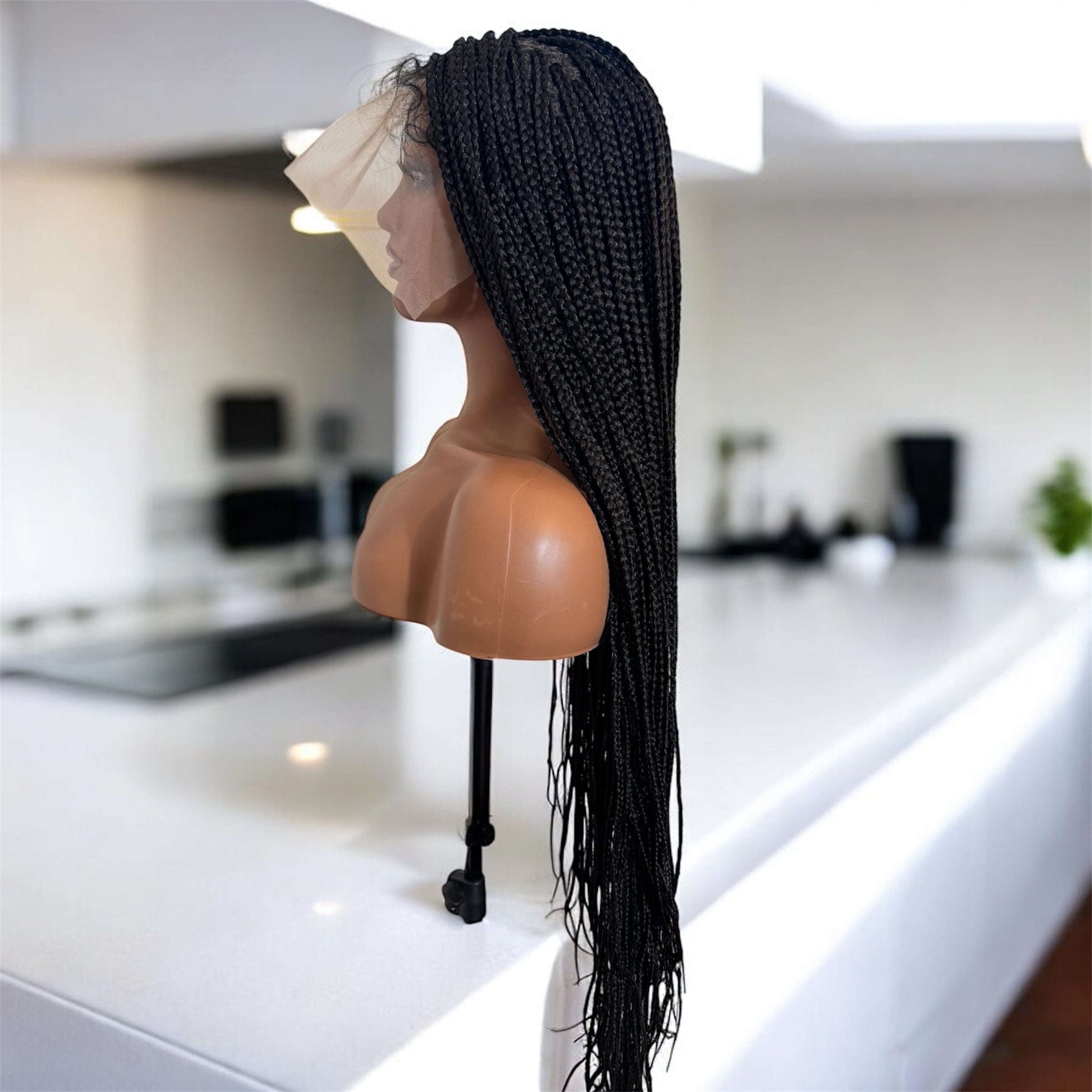 26 inches braided wig