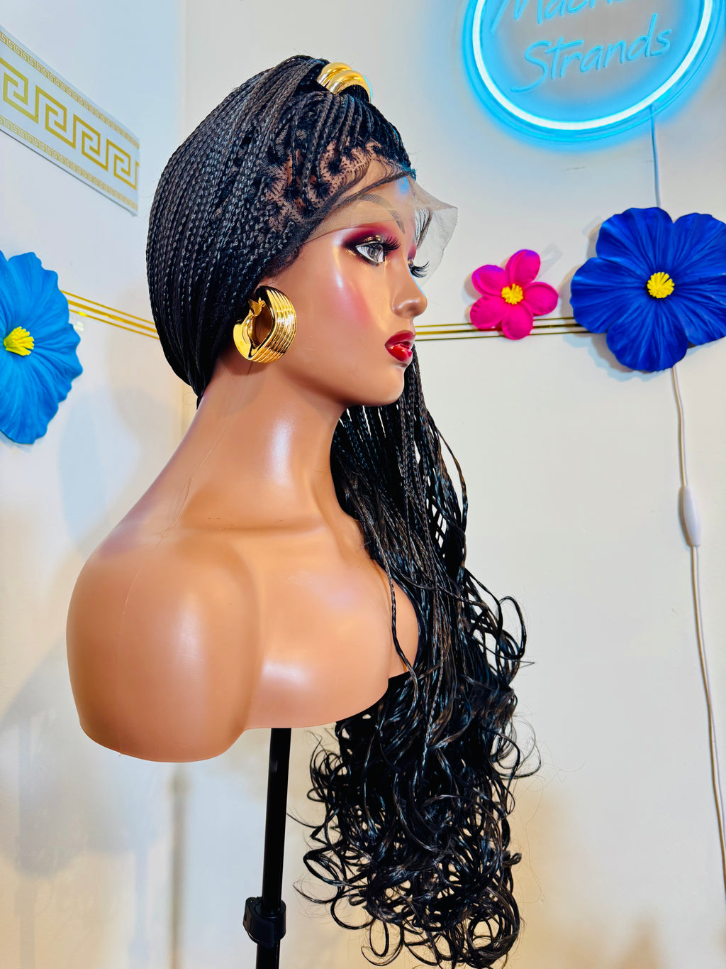 30 inches  Chérie French curls .