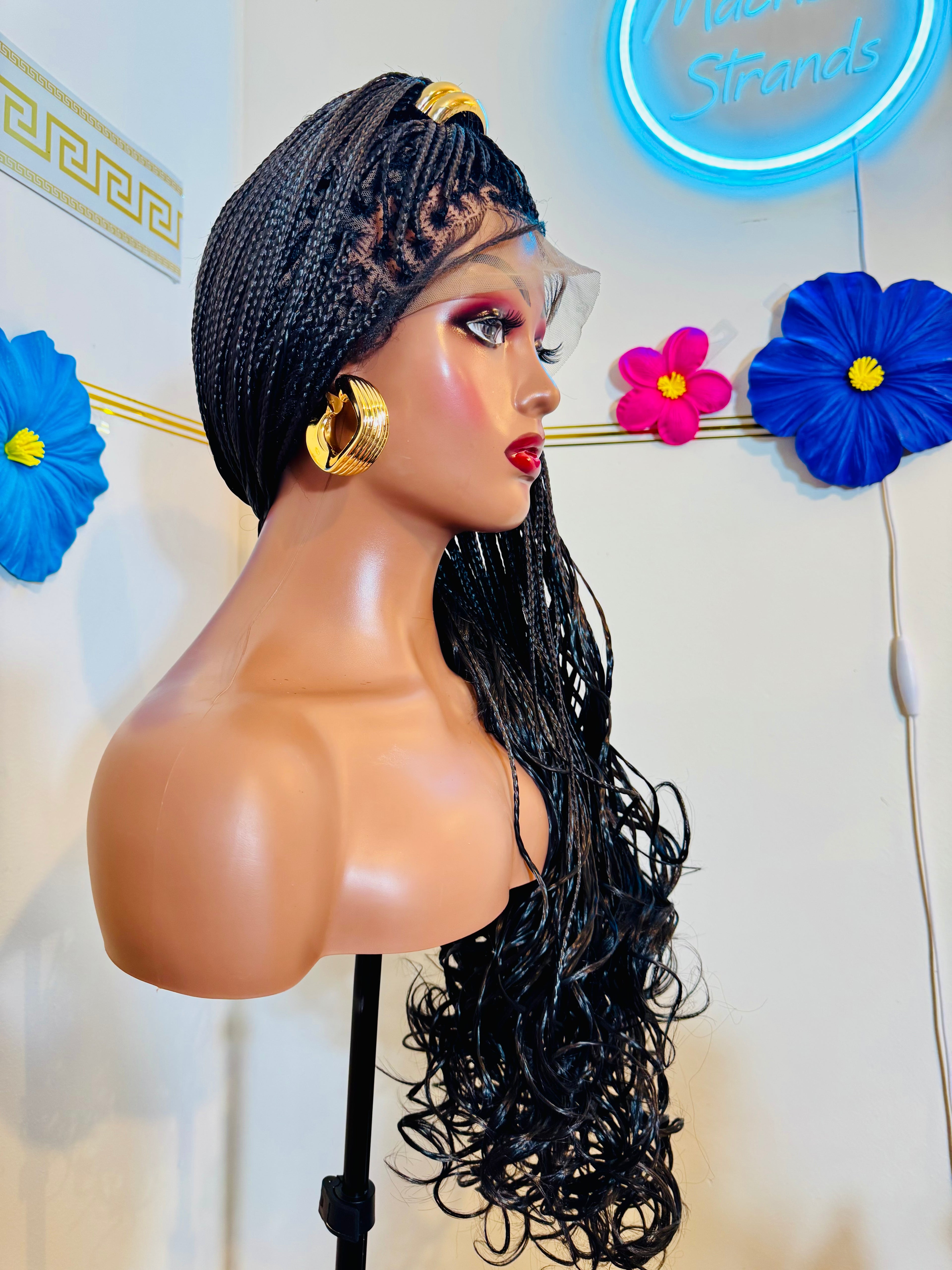 30 inches  Chérie French curls .