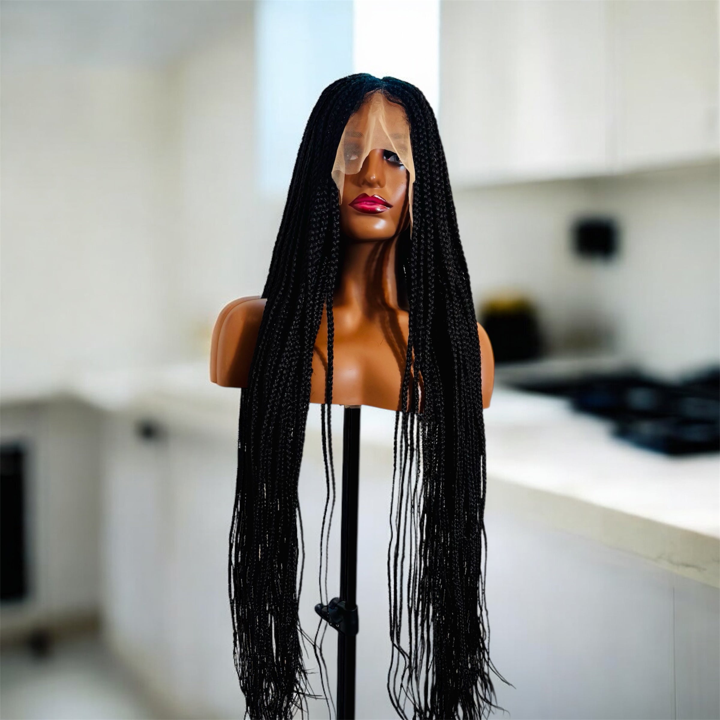 26 inches braided wig