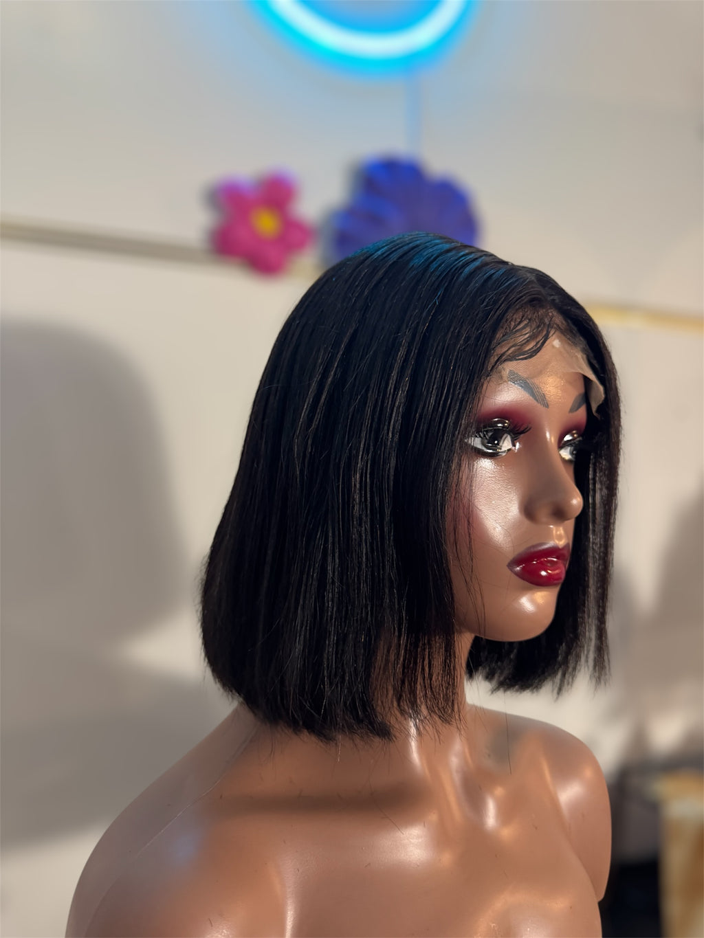 Teah Bob hair natural color