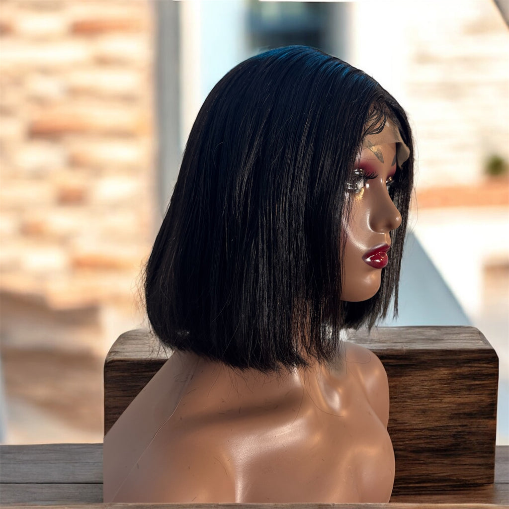 Teah Bob hair natural color