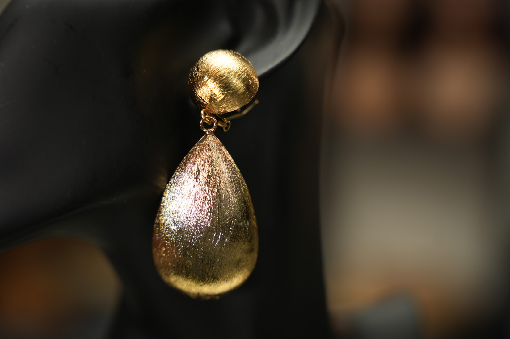 Asantewaa gold earrings