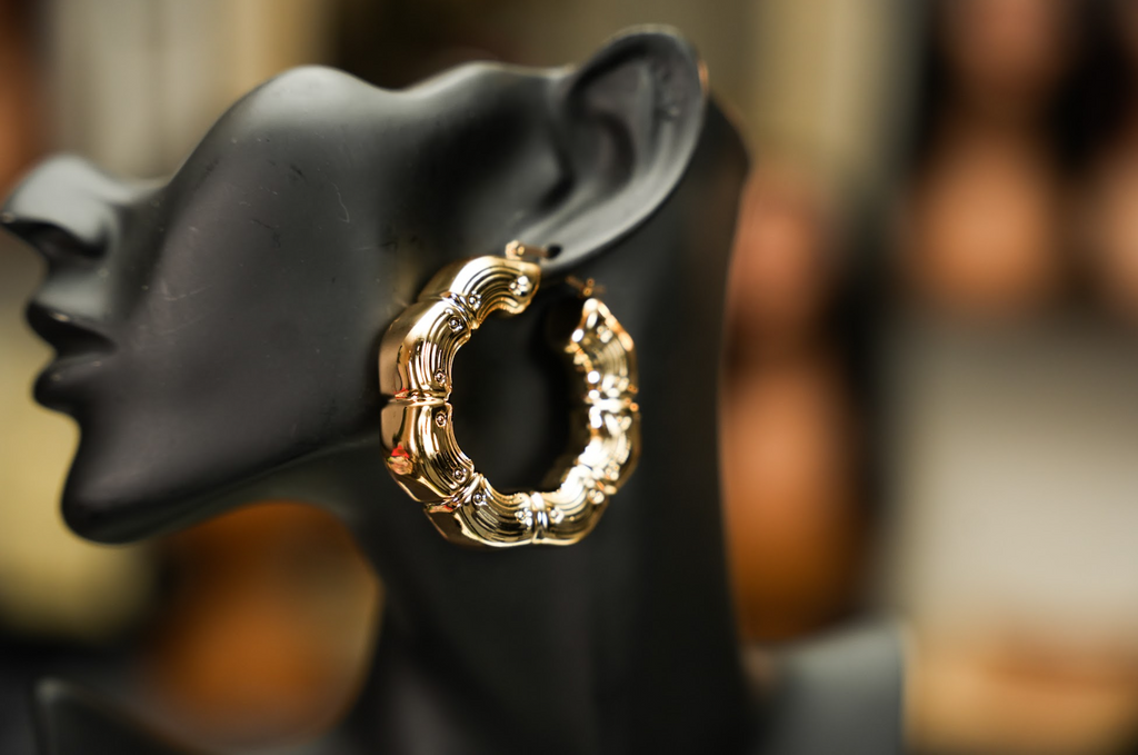 Adom gold earrings