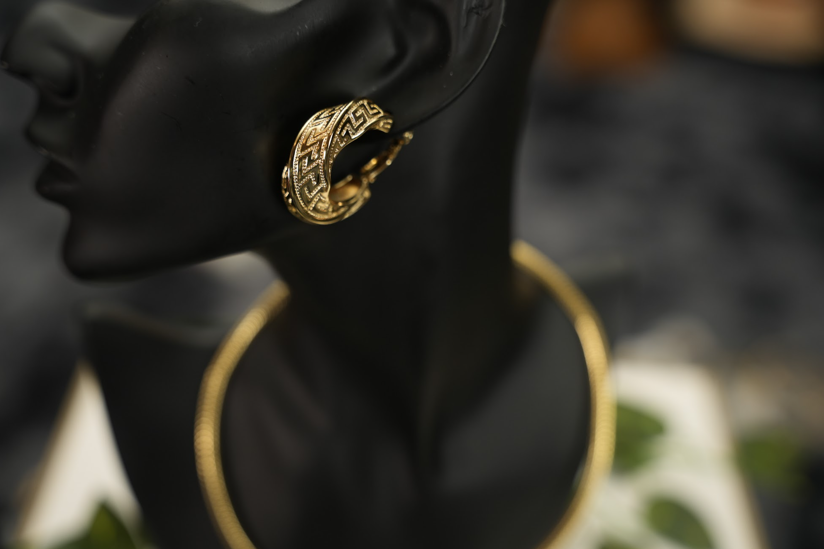 Ohemaa gold earrings