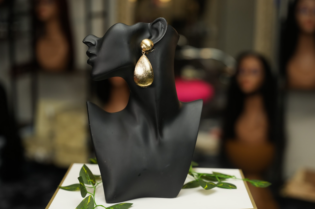 Asantewaa gold earrings